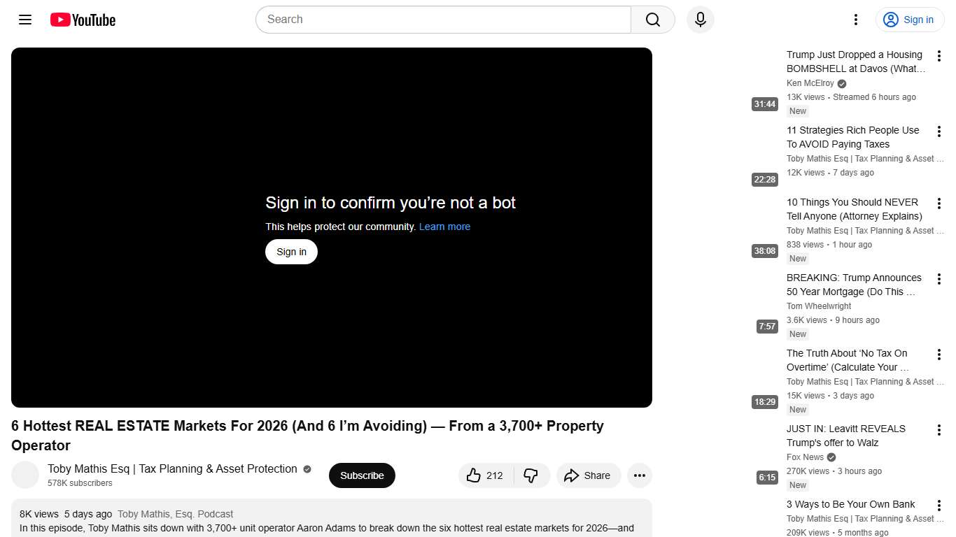 6 Hottest REAL ESTATE Markets For 2026 (And 6 I’m Avoiding) — From a 3,700+ Property Operator - YouTube
